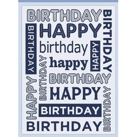 Crafter's Companion Embossing On Your Birthday S-MEN-EF5-BIR