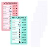 2 Pieces Memo Plastic Board RV Checklist Board Reusable Checklist