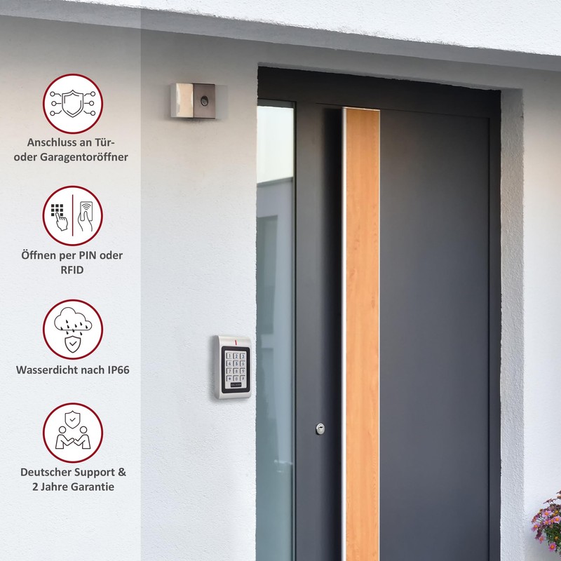 Gelikom SK1 RFID and PIN Code Lock 2 Relays Waterproof