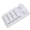 12 Keys Small Keyboard with Dual Knobs and RGB Light