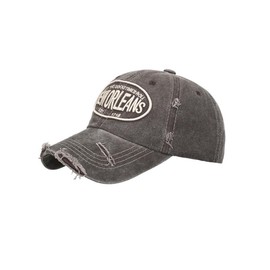 Letter Embroidery Baseball Cap, Vintage Washed Distressed Dad Hat, Unisex Hip Hop Sports Hat for Women & Men - Color: Burgundy, Size: one size fits all