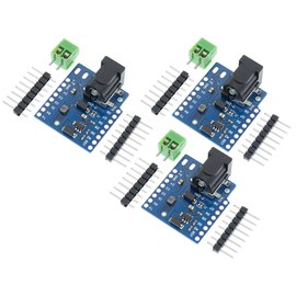 CANADUINO® 3 x WEMOS D1 Mini DC Power Shield V1.1.0