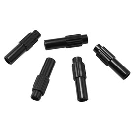 JJHXSM 5PCS Black Bicycle Cable Adjusters, Bike Indexed Inline Cable Tension Adjuster Housing Screws