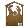 Needzo Wooden Nativity Scene Christmas Countdown Calendar Blocks, 6 3/4