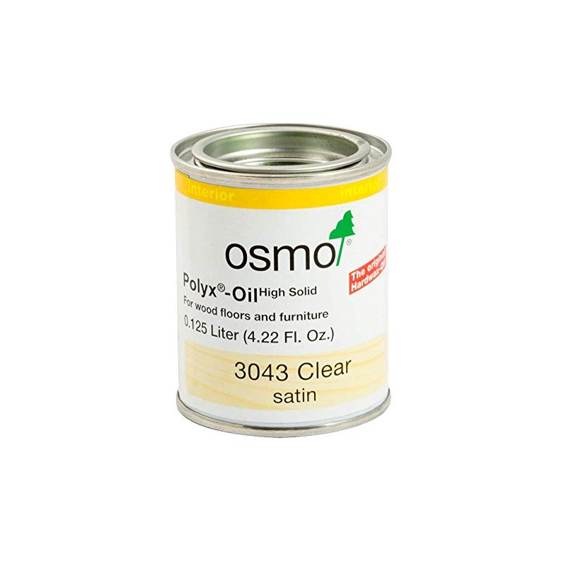 Osmo Polyx-Oil - 3043 Clear Satin - .125 Liter