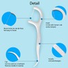 TOPINCN 500 Limpieza entre los dientes con hilo, Palillos de