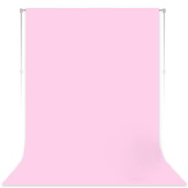 Pink Backdrop for Photoshoot, Professional Photo Backdrop Background Curtain for Product Photography, Portraits, Wedding, Party, Live Streaming Video Recording 5X7 FT (Background Only)