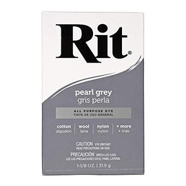 All Purpose Concentrated Rit Dye Powder Multi-Packs for Clothing, Décor, and Crafts – Pearl Gray (1 Pack)