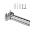 2 Pack Flange Rod Holder, Closet Rod Bracket End Supports