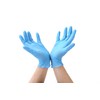 Disposable Nitrile Gloves, Powder Free, Blue, Size L (Pack of