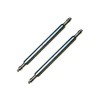 B2Q Federsteg Federstift Uhrensteg Stegbreite 22mm (Gesamtlänge 25mm) 2 Stück