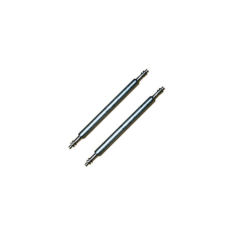 B2Q Federsteg Federstift Uhrensteg Stegbreite 22mm (Gesamtlänge 25mm) 2 Stück