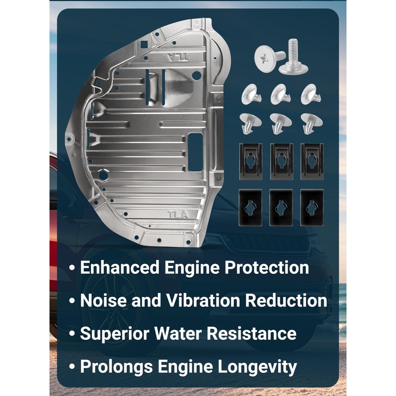 Engine Splash Shield Guard Compatible with CR-V CRV EX EX-L