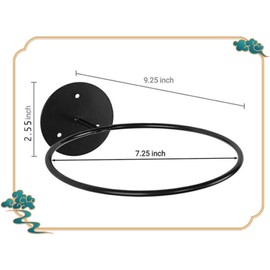 NIPOGEAR Sports Ball Storage，Wall Mounted Basketball Rack, Ball Placement Rack, Basketball Storage Rack Display Rack，ball Storage (Black,3PCS)