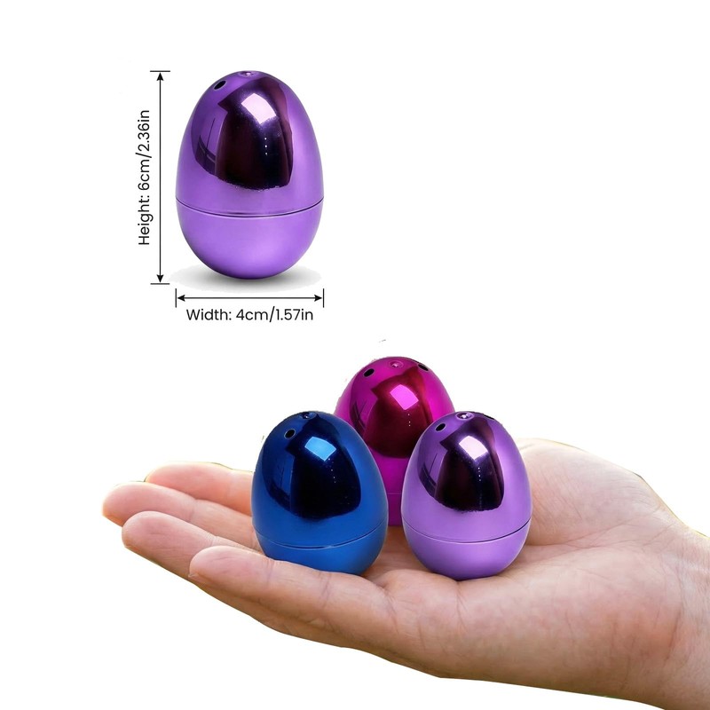 Nyicey Plastic Metallic Easter Eggs for Easter Basket Hunt Egg