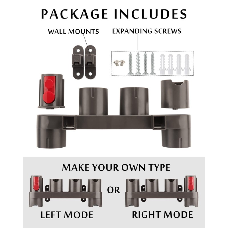 CRAVERLAND Attachments Holder for Dyson Vacuum Cleaner, Compatible with GEN5/G5/V15/V12/V11/V10/V8/V7,
