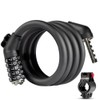 Bicycle Lock, Wire Lock, Key Lock, Dial Lock, Bracket Included,