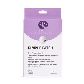 MAGIC MELTS PIMPLES AWAY - Hydrocolloid Acne Pimple Patches for Covering Zits and Blemishes, Spot Stickers for Face and Skin (72 Count)