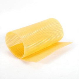 30 Pcs Beehive Wax Frame, Yellow Bee Hive Sheets Honeycomb Wax Coating Base Board, Beekeeping Foundation Equipment Beeswax Making DIY Candle Maker