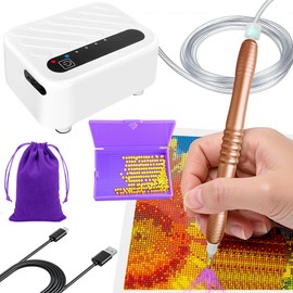 Electric Diamond Art Painting Pen - Vacuum Diamond Art Pen with Storage Tray, Long-Lasting and Stable