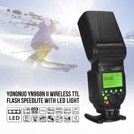 YONGNUO YN968N II YN968NII GN60, Wireless On Camera Flash Speedlite Unit, HSS TTL 1/8000s, for Nikon D7300 D7200 D7100 D5600 D5500 D3300 D3000 D500 D810 D750