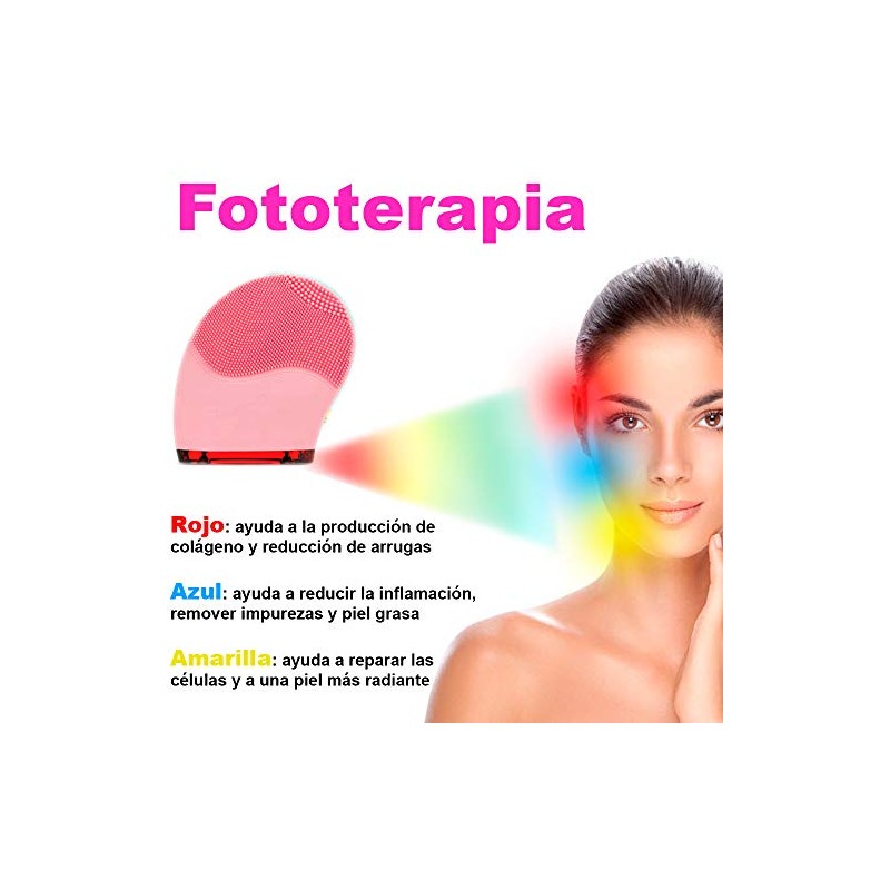 VAK SUPER LIMPIADOR FACIAL 14S CON TERAPIA LUZ PURIFICADOR RESTAURADOR