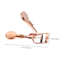 FRCOLOR Eyelash Curler Spring Brush Tool Comb Wide Angle Stainless-steel Curler Lash Makeup Tools Cosmetic Supplies