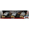 Jada 1:32 Pack Delorean Time Machine 1, 2 Y 3