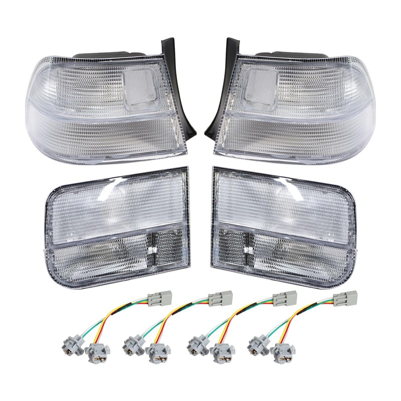 1409KMT Civic Tail Lights All Clear Lens Left & Right