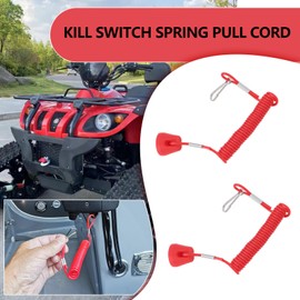 EMSea 2PCS Motorcycle Switch Cord Wire Compatible with Kazuma Meerkat 50cc Compatible with Falcon 90cc Extended to a Maximum Length of about 130cm