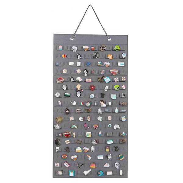 1Pcs Hanging Brooch Pin Organizer Felt Rectangular Pin Badge Display