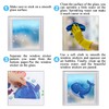 Whaline 9 Sheets Summer Ocean Themed Window Clings Stickers Cartoon
