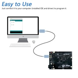 Freenove Control Board V5 Rev4 Mini (Compatible with Arduino IDE), Arm Cortex-M4 Microcontroller, USB-C Connector, Example Projects and Code Tutorial