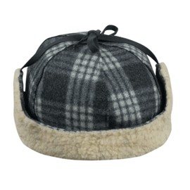 Stormy Kromer Snowdrift Cap - Insulated Wool Winter Hat with Ear Flaps Olive