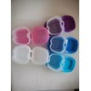 Denture Case, Denture Cup with Strainer,False Teeth Storage Box with