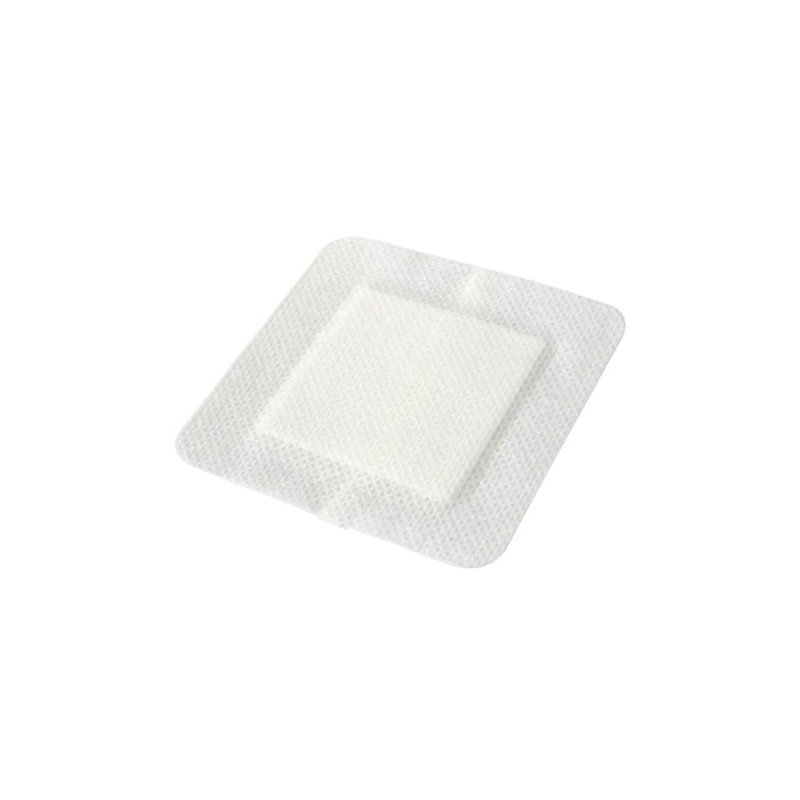 Medline Bordered Gauze, 4" x 4" Adhesive Island Wound Dressing,