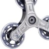 KiBcsLic 2X Triangle Caster Wheels, Folding Shopping Cart Wheels Easy