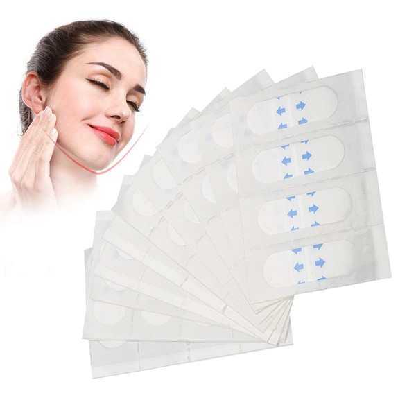 Face Lifting Patch, Face Lifting Invisible Artifact Sticker, Chin Thin Anti-Wrinkle Beauty Tools Sticker, 40 Pcs/Box