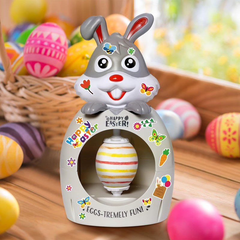 Angenster Easter Egg Decorator Kit, Bunny Egg Spinner Decorating Machine