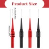4Pcs 0.7mm Test Probe Pins, Multimeter Probes Non-Destructive Insulation Wire