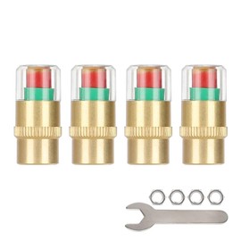 Fahgaer All-Copper Copper Core Tire Pressure Monitoring Cap Tire Pressure Monitoring Cap Tire Pressure Cap Valve Core