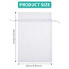 Pack Of 50 Organza Gift Pouches, 10X15 Cm Medium Wedding