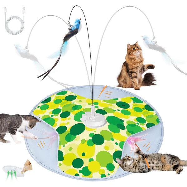 Kasanioo Cat Toy, Automatic Cat Toy, Single Play, Popular, Electric
