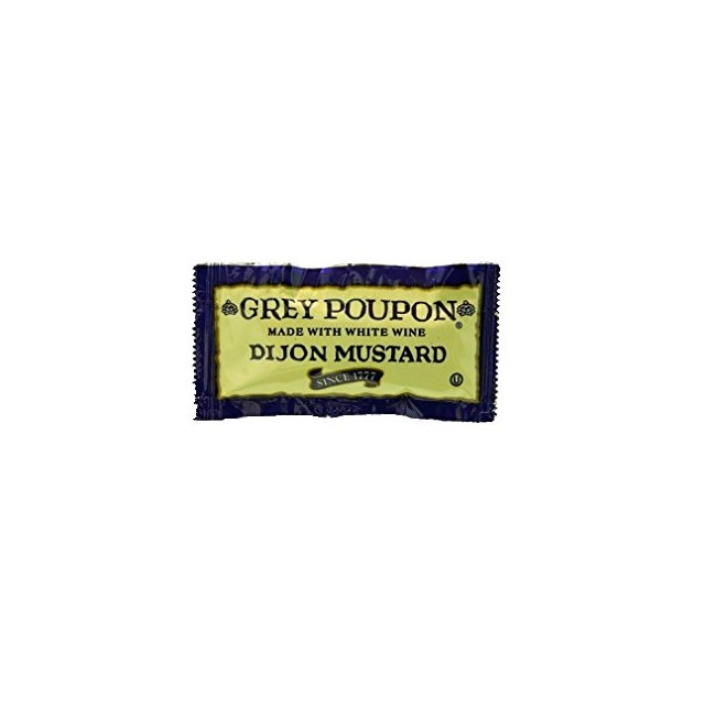 Grey Poupon Dijon Mustard Packets - .25 oz. (Pack of 25)