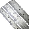 DAUMKINO® Stainless Steel Ruler, Metric / Imperial Scale Versatile for