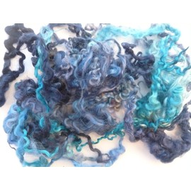 Heidifeathers Curly Wool Locks (Blues)