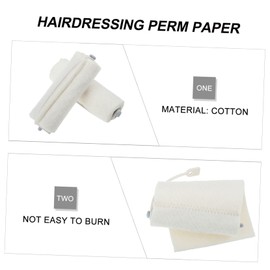 Minkissy Cotton Coils Hair Rollers Heat-resistant Curlers for Hair Perm Kit Cotton Strips for Salon Treatments from Damage