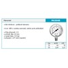 60mm 4BAR 60PSI Pressure Gauge air Oil or Water 1/4"