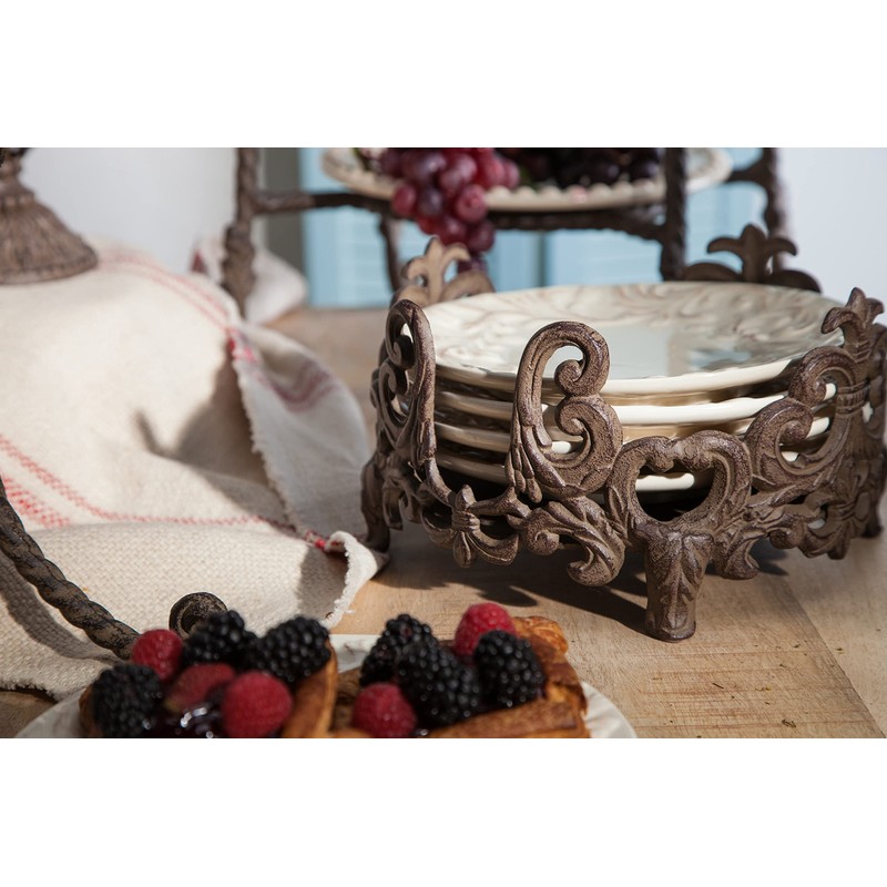 GG Collection Acanthus 8-inch Diameter Salad Plate Holder