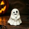 Middle Finger Ghost Statue for Halloween Decor – Cute &
